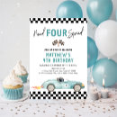 Search for cars birthday invitations Race car party