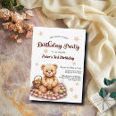 Search for teddy bear picnic birthday invitations Boy