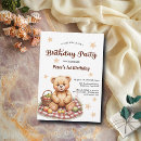 Search for teddy bear picnic birthday invitations Boy