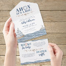 Search for ocean baby boy shower invitations Ahoy its a boy