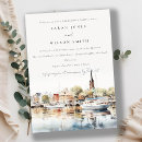Search for boat engagement party invitations Watercolor