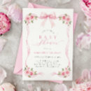 Search for ribbon baby shower invitations Floral