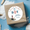 Search for nautical baby shower favor stickers Lighthouse