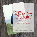 Search for red wedding save the dates Contemporary