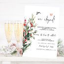 Search for holly and berries invitations Greenery