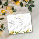 Search for lemon recipe cards Fruit