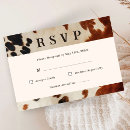 Search for cowhide invitations Western