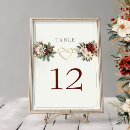 Search for christmas table cards Floral