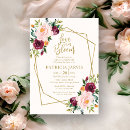 Search for florals bridal shower invitations Pink