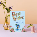 Search for blue floral birthday cards Wildflower
