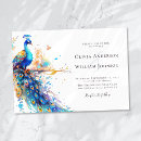 Search for elegant peacock wedding invitations Unique