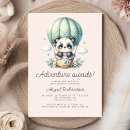 Search for green hot air balloon invitations Adventure awaits
