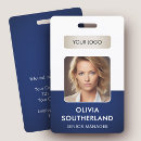 Search for work id badges Navy blue
