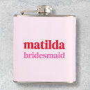 Search for pretty flasks Bridesmaid