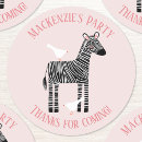 Search for pink zebra labels Safari