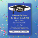 Search for class reunion invitation postcards 20 year reunion