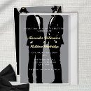 Search for bow tie wedding invitations Mr and mr
