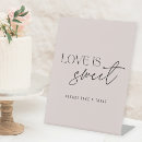 Search for dessert tabletop signs Modern
