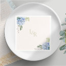 Search for blue hydrangea napkins Eucalyptus leaves