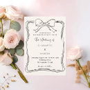 Search for bows wedding invitations Retro