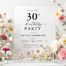 Search for watercolor 30th birthday invitations Rustic