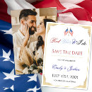 Search for american flag save the dates Red white and blue