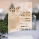 Search for dessert wedding signs Modern