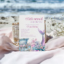 Search for little mermaid baby shower invitations Flowers