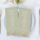 Search for floral wedding menus Rehearsal dinner