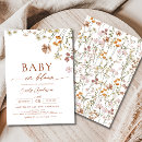 Search for wildflower baby shower invitations Gender neutral