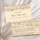 Search for music lessons business cards Keyboard