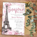 Search for parisian baby shower invitations Ooh la la