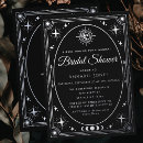 Search for moon and stars bridal shower invitations Celestial