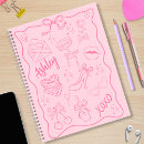 Search for cute girl notebooks Monogrammed