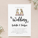 Search for bride and groom wedding invitations Whimsical