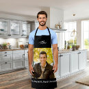 Search for 80th birthday aprons Black and white