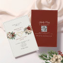 Search for red and green wedding invitations Vintage