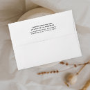 Search for wedding envelopes Simple and minimalist