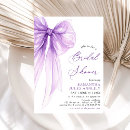 Search for purple ribbon invitations Coquette