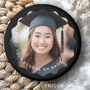 Search for graduation thank you magnets Black
