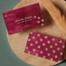 Search for velvet business cards Modern