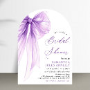 Search for purple ribbon invitations Coquette