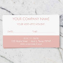 Search for professional appointment cards Salon