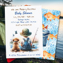 Search for fishing baby shower invitations Watercolor illustration
