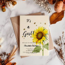 Search for sunflower and butterfly invitations Floral