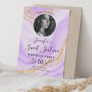 Search for marble invitations Purple