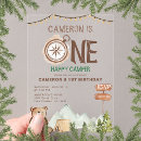 Search for camper birthday invitations Bear