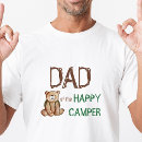 Search for happy birthday dad tshirts One happy camper