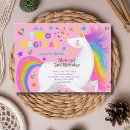 Search for rainbow candy birthday invitations Girl