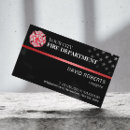Search for fire safety business cards Firefighter
